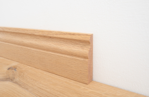 Unfinished Solid Oak Skirting Board 95 x 20mm - SW1