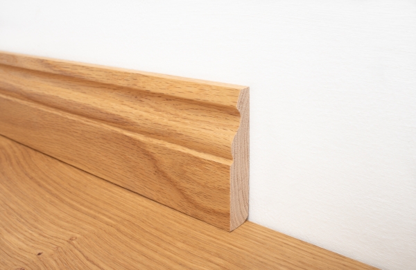 Lacquered Solid Oak Skirting Board 95 x 20mm - SW2