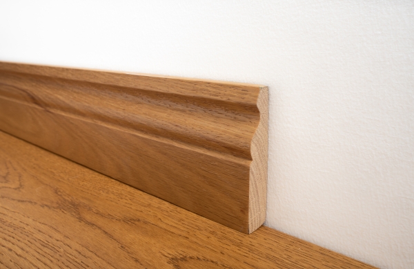 Oiled Solid Oak Skirting Board 95 x 20mm - SW5